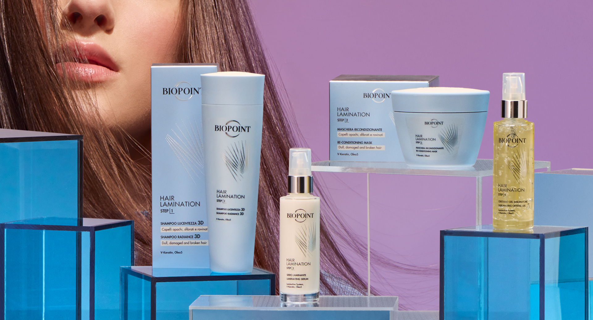 New light to your hair with Biopoint Hair Lamination.